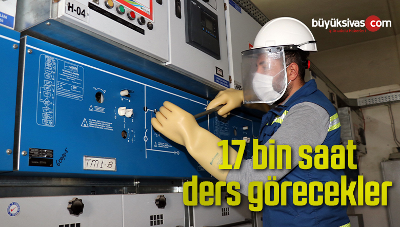 17 bin saat ders görecekler