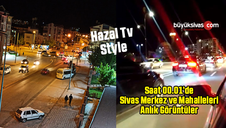 Sivas’ta Yasaklar Biter Bitmez 00.01’den itibaren Cadde ve Sokaklar Doldu!