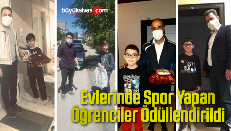 Evlerinde Spor Yapan Öğrenciler Ödüllendirildi