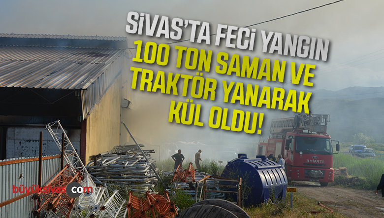 Samanlıkta çıkan yangın korkuttu