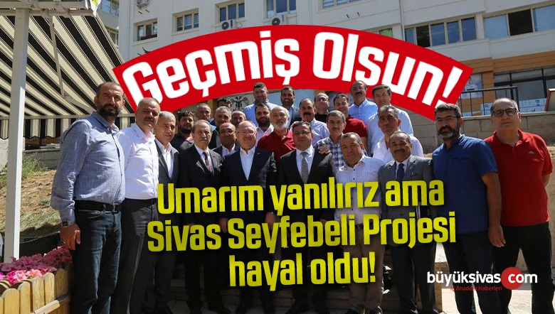 Sivas Seyfebeli Sanayi Sitesi Projesi Hayal Oldu! Araba Nerede ? Para Nerede ?