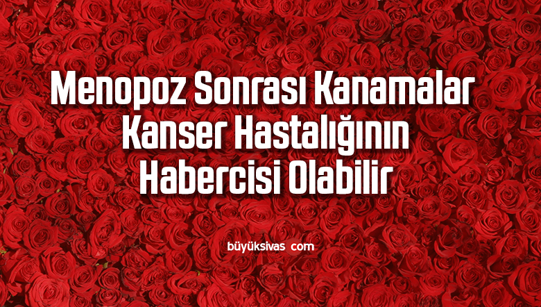 Menopoz sonrası kanamalar kanser hastalığının habercisi olabilir