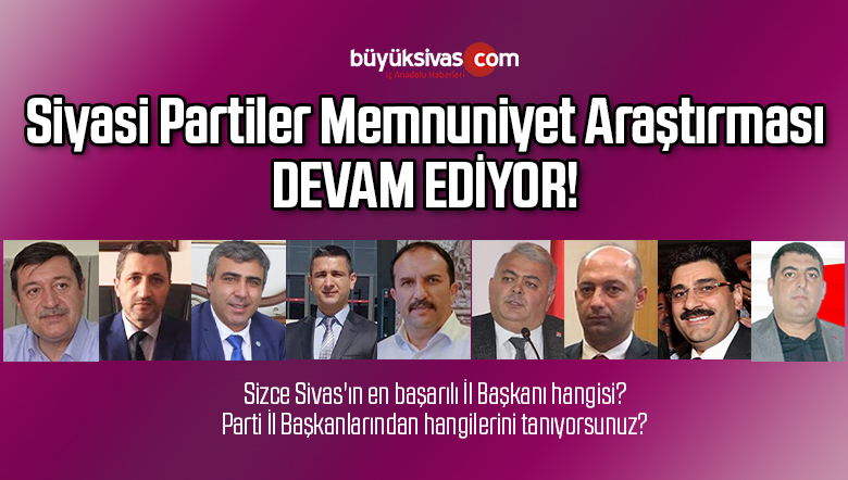 Sivas’taki Siyasi Parti İl Başkanları Kendilerini Ne Kadar Tanıtabildi?