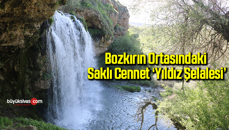 Bozkırın ortasındaki saklı Cennet ‘Yıldız Şelalesi’