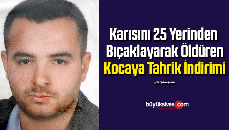Karısını 25 yerinden bıçaklayarak öldüren kocaya tahrik indirimi