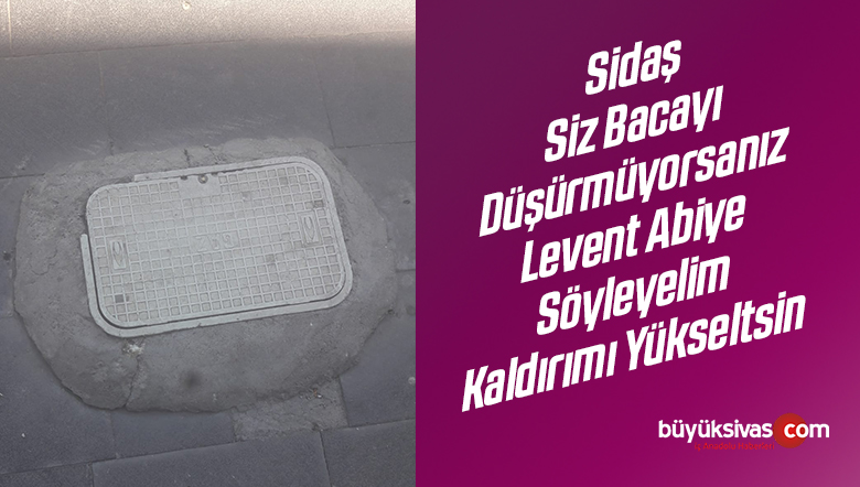 Sidaş’a Ait Doğalgaz Kutusu Kaldırım Seviyesinin Üzerinde
