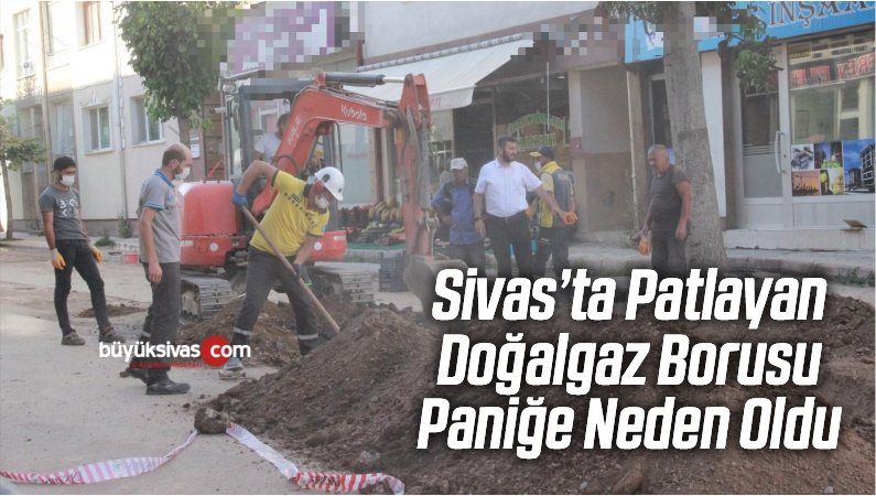 patlayan doğalgaz borusu