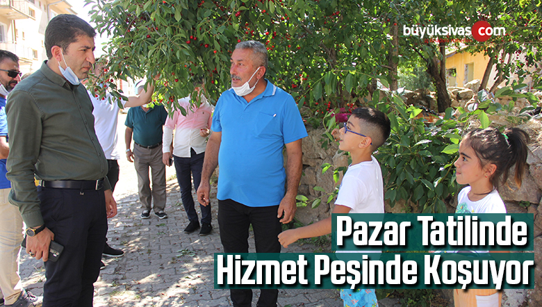 Pazar tatilinde hizmet peşinde koşuyor
