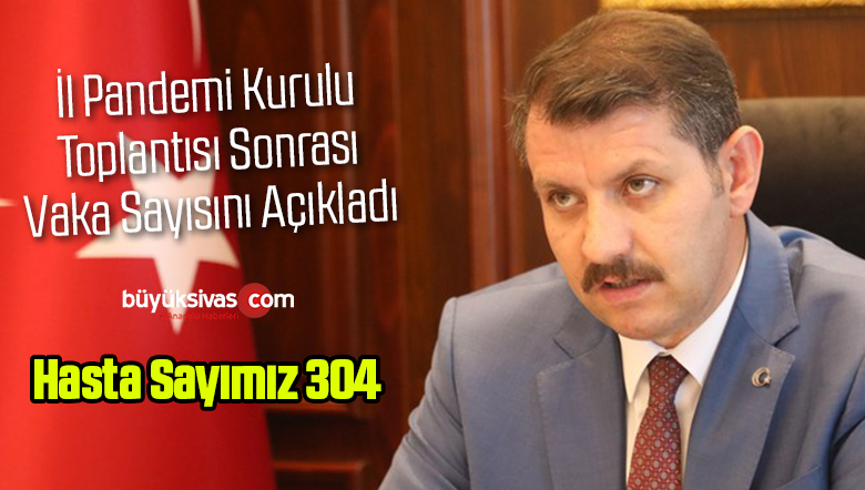 Sivas Valisi Salih Ayhan Koronavirüs Hasta Sayısını Açıkladı!