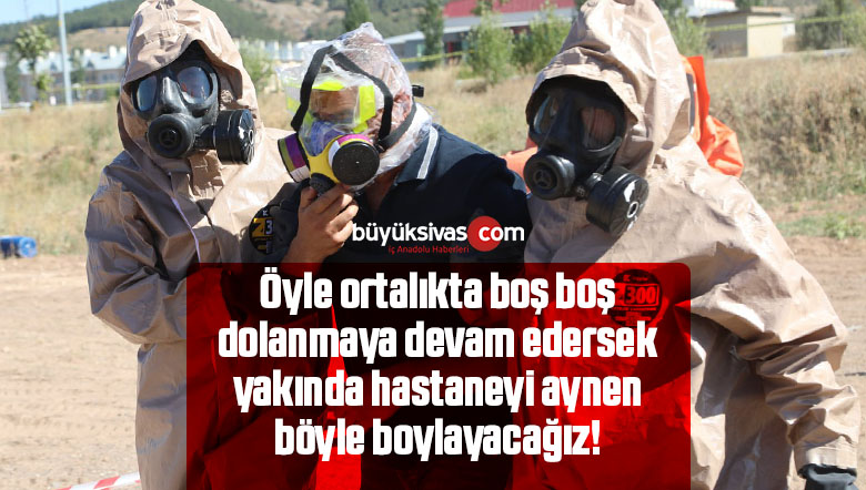 Kimyasal, Biyolojik, Radyolojik, Nükleer (KBRN) tatbikatı gerçekleştirildi