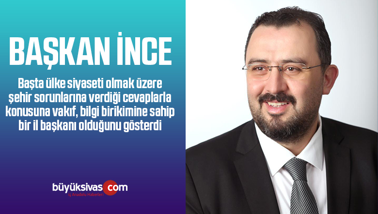Verdiği cevaplarla konusuna vakıf, bilgi birikime sahip bir İl Başkanı
