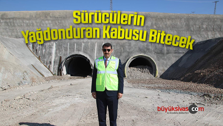 Vali Ayhan Yağdonduran Tüneli’nde incelemelerde bulundu