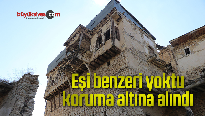 Eşi benzeri yoktu, koruma altına alındı