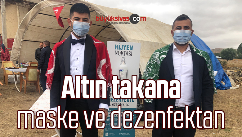 maske ve dezenfektan