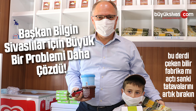 Sivas’ta Çölyak hastaları için glütensiz gıdaların satıldığı özel bir büfe
