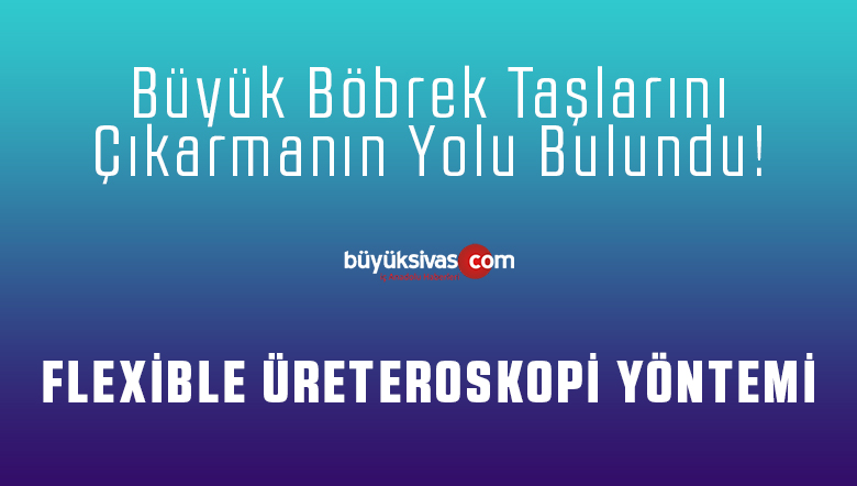 Flexible Üreteroskopi Yöntemi ile büyük böbrek taşları çıkarılabiliyor