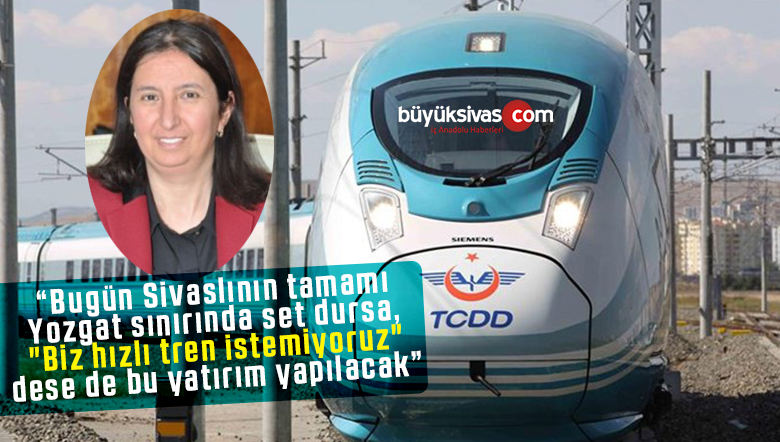 Milletvekili Semiha Ekinci Hızlı Tren Hakkında Açıklamalarda Bulundu!