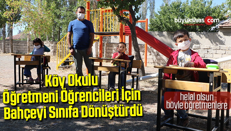 Köy okulu öğretmeninden örnek davranış