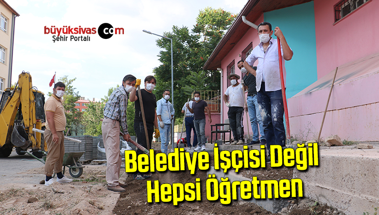 Belediye işçisi değil hepsi öğretmen
