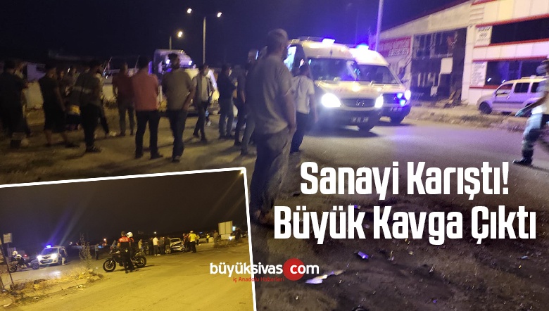 Sanayi Bölgesinde Trafik Kazası Sonrası Ortalık Karıştı! Çok Büyük Kavga Çıktı