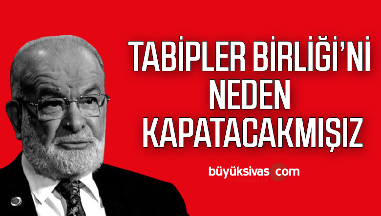 Temel Karamollaoğlu TTB’nin kapatılmasına karşı olduğunu söyledi