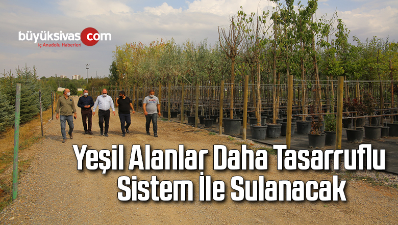 Yeşil Alanlar Daha Tasarruflu Sistem İle Sulanacak