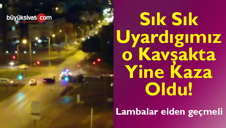 Sık sık yayınladığımız Kılavuz göbekteki ışıklarda yine kaza