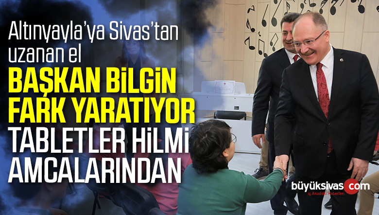 Gümüşdiğin köyünün sesini Başkan Bilgin duydu