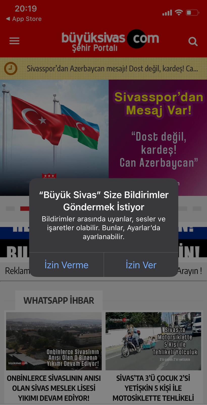 Büyük Sivas Mobil Uygulama indir! Ios ve Android Cihazlar için Yayında