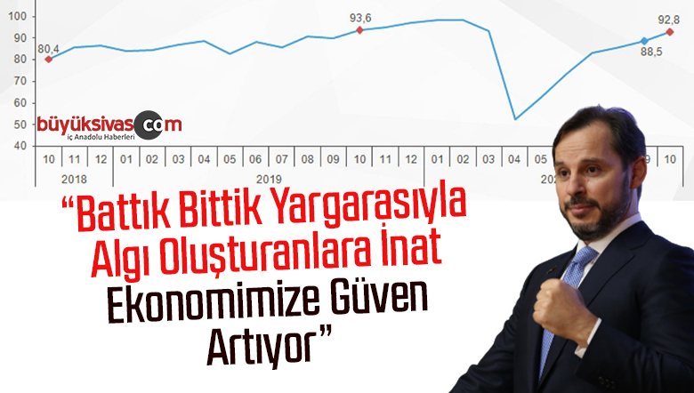 Bakan Albayrak’tan “Ekonomimize Güven Artıyor” Açıklaması