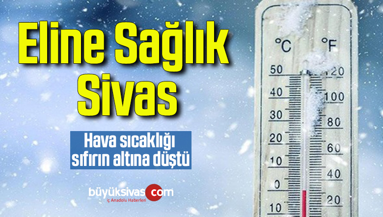 Hava sıcaklığı sıfırın altına düştü