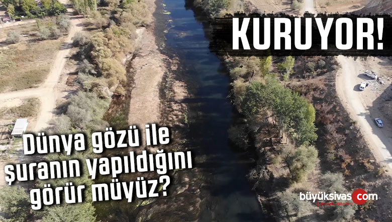Türkiye’nin en uzun nehri Kızılırmak’ta kuraklık tehlikesi