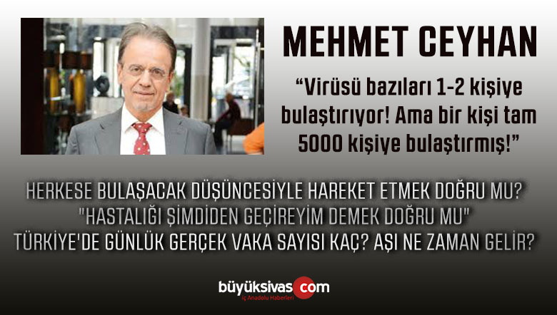 Prof. Dr. Mehmet Ceyhan Koronavirüs Hakkında Tüm Merak Edilenlere Cevap Verdi