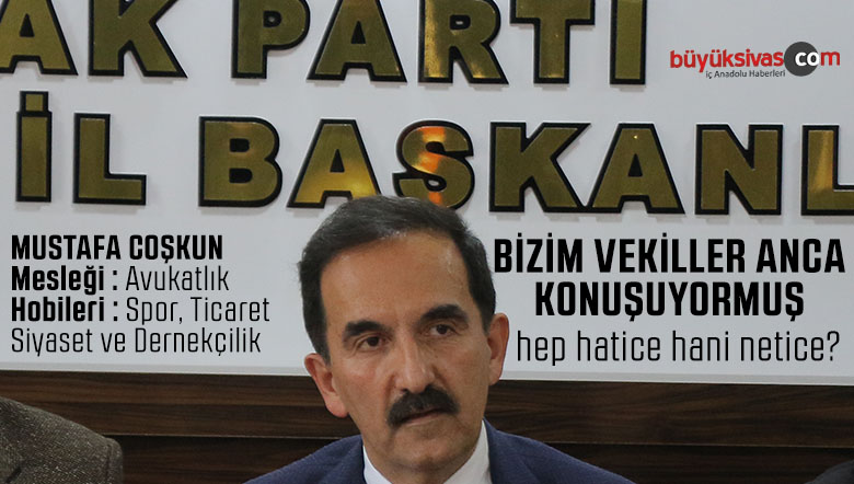 Mustafa Coşkun “Sivas kenevir ekimi yapılacak illerin arasına neden alınmadı”