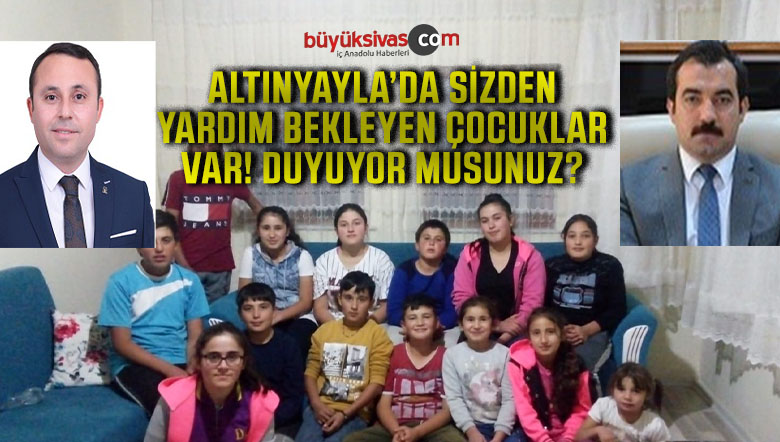 Sivas Altınyayla Gümişdiğin Köyündeki öğrencilerin yardım çığlığı!