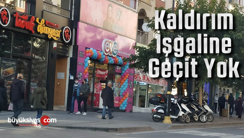 kaldırım işgali