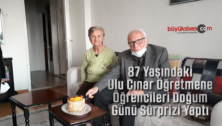 25 Bin Öğrenciye Eğitim Veren 87 Yaşındaki Öğretmene Sürpriz