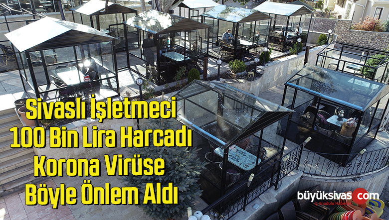 100 bin lira harcadı, korona virüse böyle önlem aldı