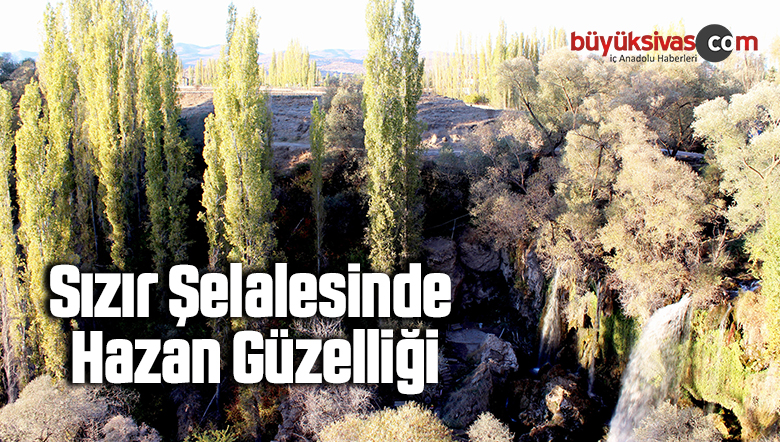 Sızır Şelalesinde Hazan güzelliği
