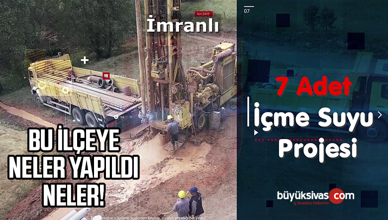 2020 Yılı Geride Kalırken İmranlı ilçesine yapılan hizmetler