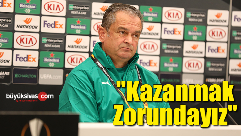 Bülent Albayrak: “Kazanmak zorundayız”