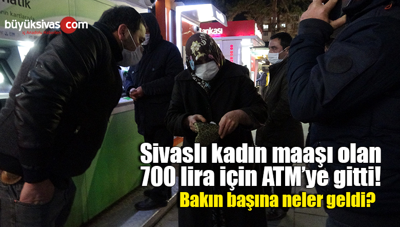ATM’den çektiğini düşündüğü maaşını bulamayınca ekipleri alarma geçirdi