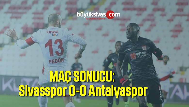 Sivasspor Antalyaspor maçı canlı izle! Şifresiz izle