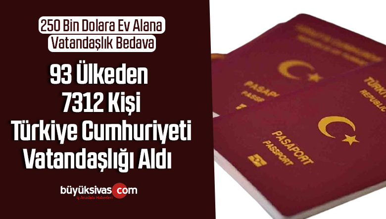 7 bin 312 kişi 250 bin dolara vatandaşlık aldı