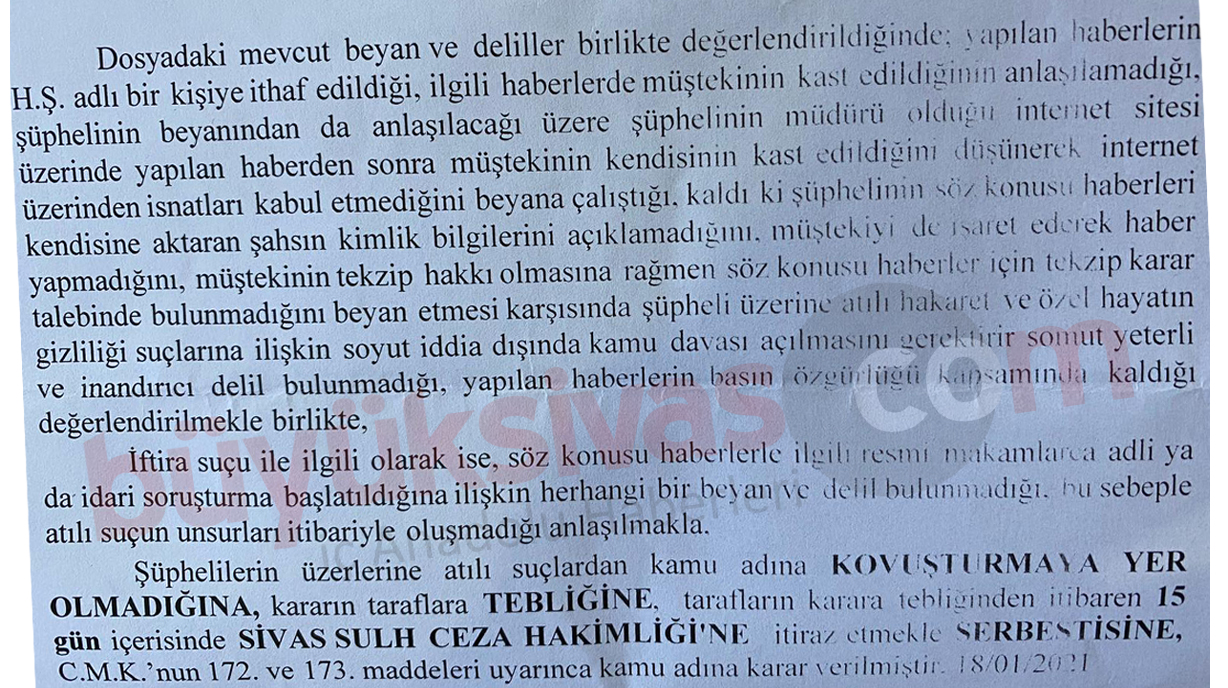 Bana İftira Atıldı Hakaret Edildi Diyen Halil Şener’e İkinci Yargı Tokadı!