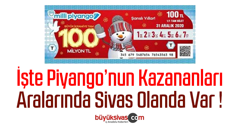 Milli Piyango 2021 çekilişinde kazandıran numaralar tam liste