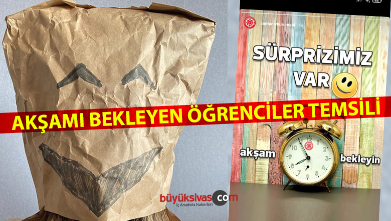 Cumhuriyet Üniversitesi Öğrencisinden eleştiri! Hangi geri zekalı hazırladı bu kese kağıdını?