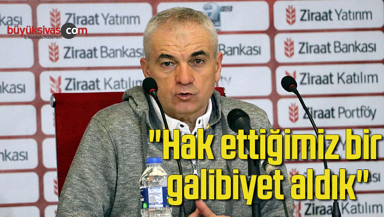 Rıza Çalımbay: “Hak ettiğimiz bir galibiyet aldık”