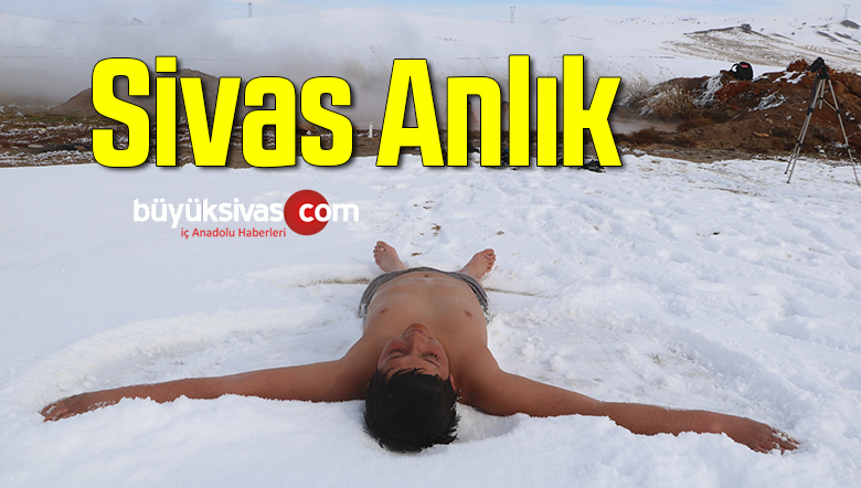 Dondurucu soğukta doğal jakuzi keyfi