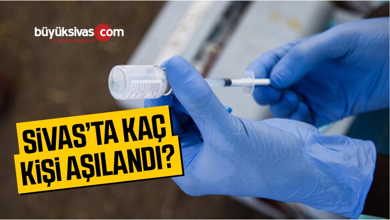 sivas'ta kaç kişi aşılandı